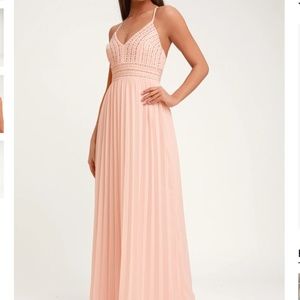 M Lulu's Glamorous Gala Embroidered Maxi Dress